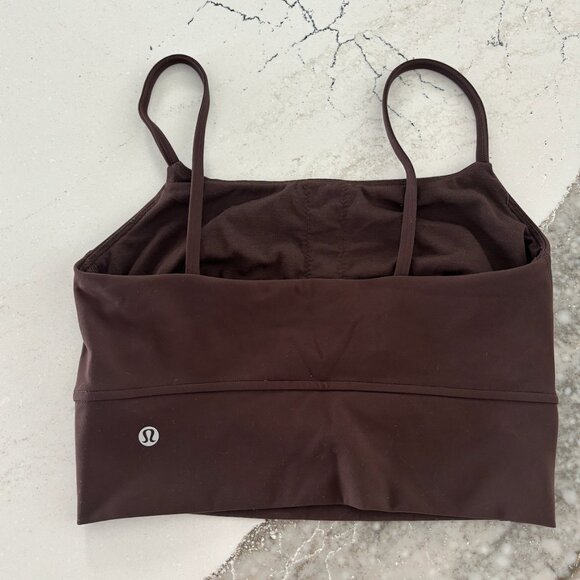 Lululemon Wunder Train Strappy Tank Top Espresso - Picture 5 of 7